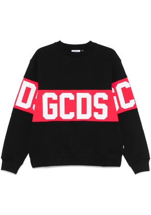 GCDS logo-print sweatshirt - Black