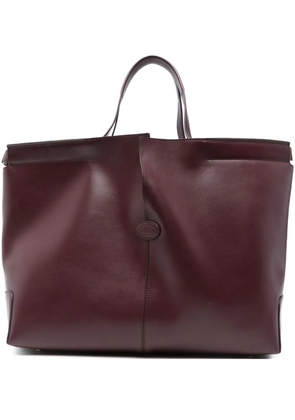 Tod's medium leather tote bag - Red