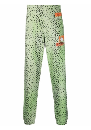 Heron Preston polka-dot track pants - Green