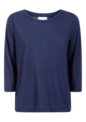 Zanone boat-neck top - Blue
