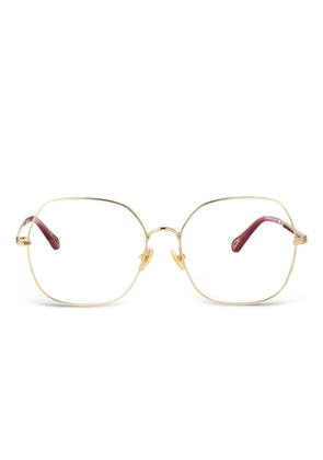 Chloé Eyewear geometric sunglasses - Gold