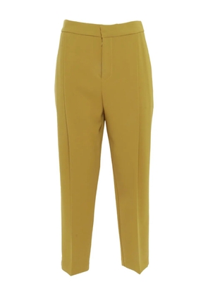 Elisabetta Franchi pleated tailored trousers - Yellow