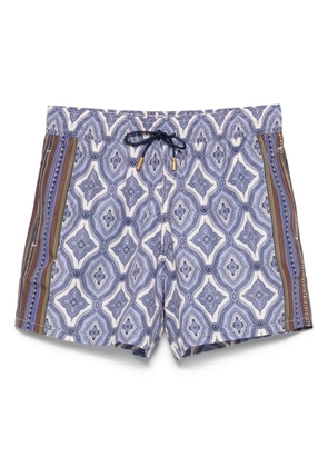 ETRO geometric-print swim shorts - Blue