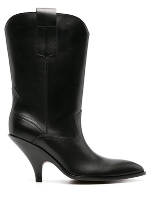 Bally Lavyn 95mm leather cowboy boots - Black
