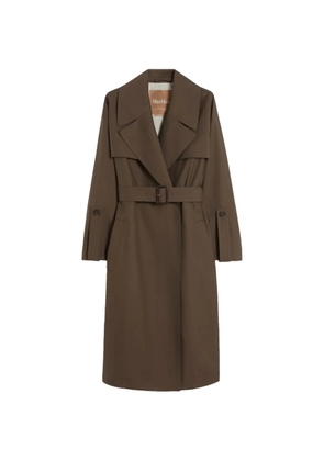 Max Mara belted cotton jacket - Brown