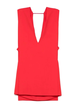 Sportmax belted mini dress - Red