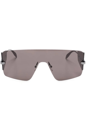 Alexander McQueen Eyewear oversize shield-frame sunglasses - Black