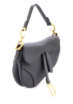 Christian Dior Pre-Owned Saddle Handbag Leather Mini shoulder bag - Black