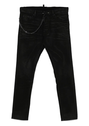 DSQUARED2 chain-detailed trousers - Black