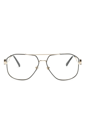 Versace Eyewear Medusa Head pilot-frame glasses - Black