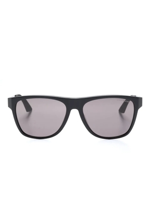 Montblanc D-frame logo sunglasses - Black