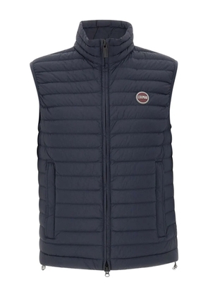 Colmar quilted logo vest - Blue