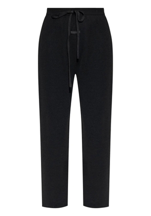 FEAR OF GOD ESSENTIALS waffle-knit trousers - Black