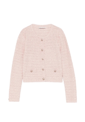 Alessandra Rich button embellished knitwear - Pink