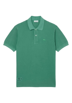 Lacoste logo-embroidered polo shirt - Green