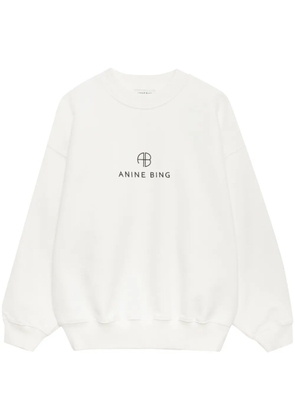 ANINE BING Jaci crew-neck sweatshirt - Neutrals