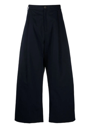 Studio Nicholson wide-leg high-waisted trousers - Black