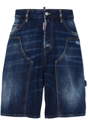 DSQUARED2 cotton denim shorts - Blue