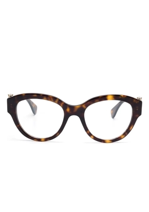 Cartier Eyewear round-frame glasses - Brown
