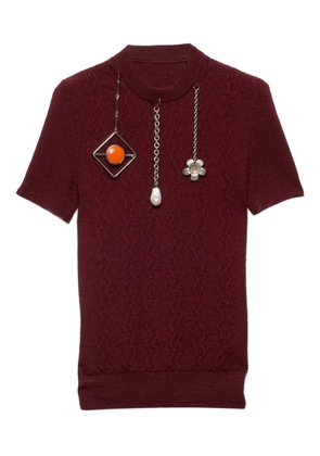 Prada wool T-shirt - Red