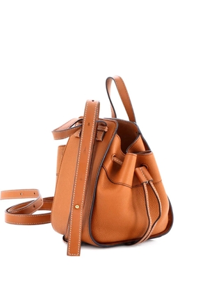 Loewe Pre-Owned Hammock Bag Leather Mini hobo bag - Brown