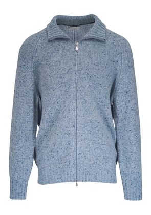 Brunello Cucinelli zip-fastening cardigan - Blue