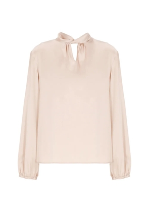 D.Exterior knot-detail blouse - Neutrals