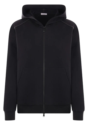 Brunello Cucinelli jersey hoodie - Black