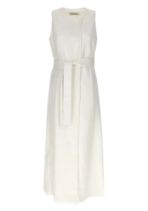 Max Mara Aureo maxi waistcoat - White