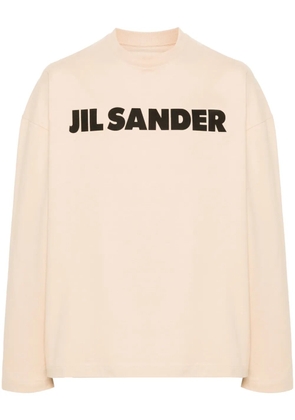 Jil Sander logo-print cotton T-shirt - Neutrals