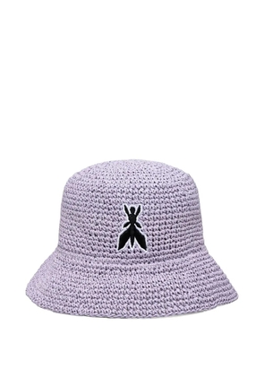 Patrizia Pepe crochet bucket hat - Purple