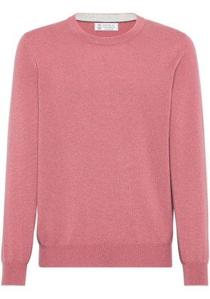 Brunello Cucinelli fine-knit cashmere jumper - Red