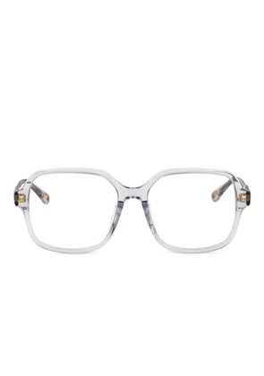 Chloé Eyewear oversize frame glasses - White