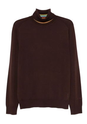 Paul Smith roll-neck wool sweater - Red