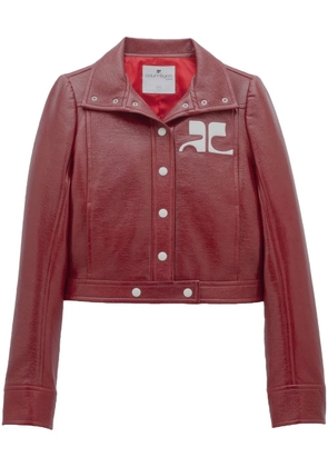 Courrèges Reedition vinyl jacket - Red