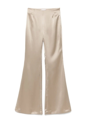 Galvan London satin trousers - Neutrals