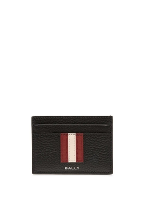Bally logo-stamp leather cardholder - Black