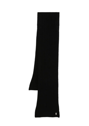 Polo Ralph Lauren cable-knit scarf - Black