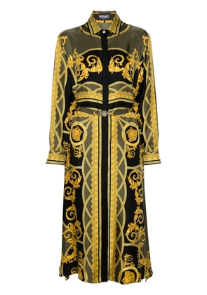 Versace La Coupe des Dieux silk shirt dress - Black