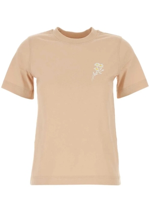 Burberry floral-print T-shirt - Orange