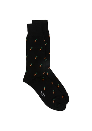 Paul Smith carrot-print socks - Black