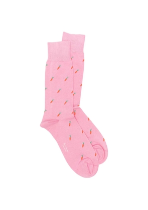 Paul Smith carro-print socks - Pink