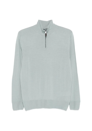Canali half-zip sweater - Blue