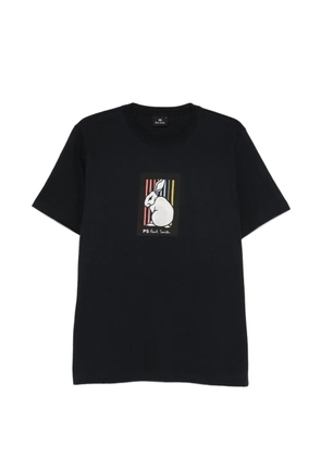 PS Paul Smith rabbit-print T-shirt - Blue