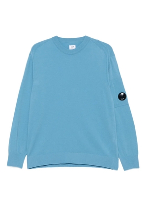 C.P. Company lens-detail wool sweater - Blue