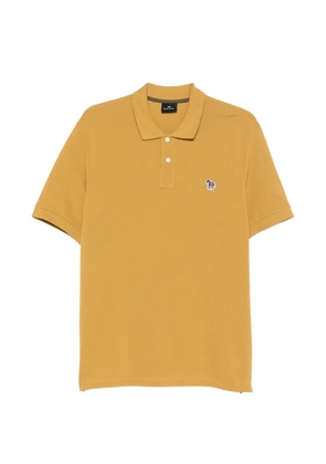 PS Paul Smith zebra-patch regular-fit polo shirt - Yellow