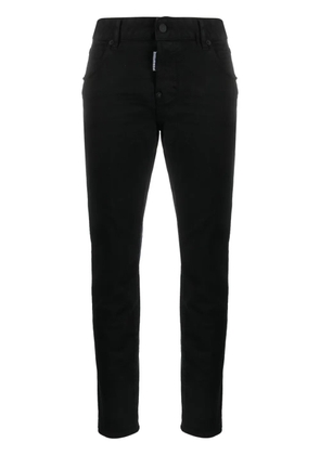 DSQUARED2 low-rise tapered jeans - Black
