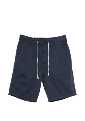 Eleventy drawstring-waistband bermuda shorts - Blue