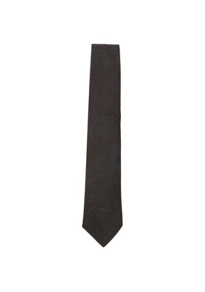 Canali textured tie - Brown