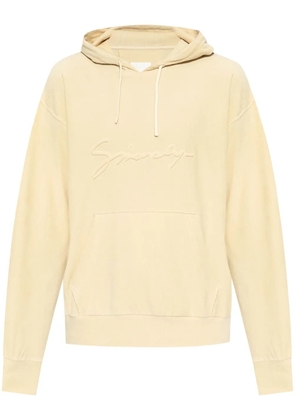Givenchy logo-embroidered hoodie - Neutrals